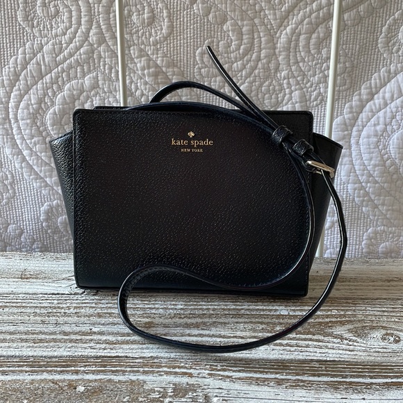 Kate Spade Black Leather Crossbody Purse - Picture 12 of 15